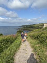 Setting off from Wembury - the first 'up' of the day!